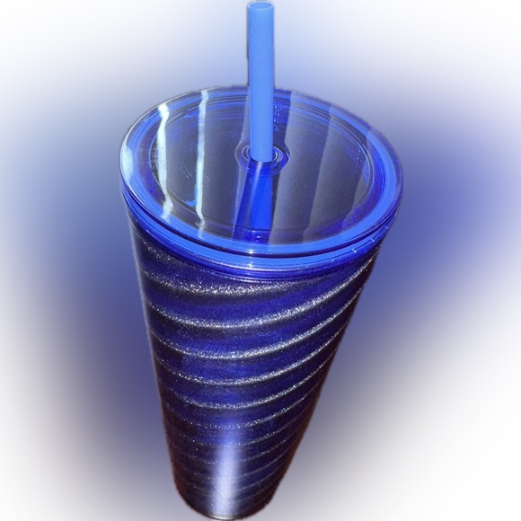 NWT | Starbucks Holiday 2023 | Blue Glitter |Venti Cold Cup - Picture 3 of 4